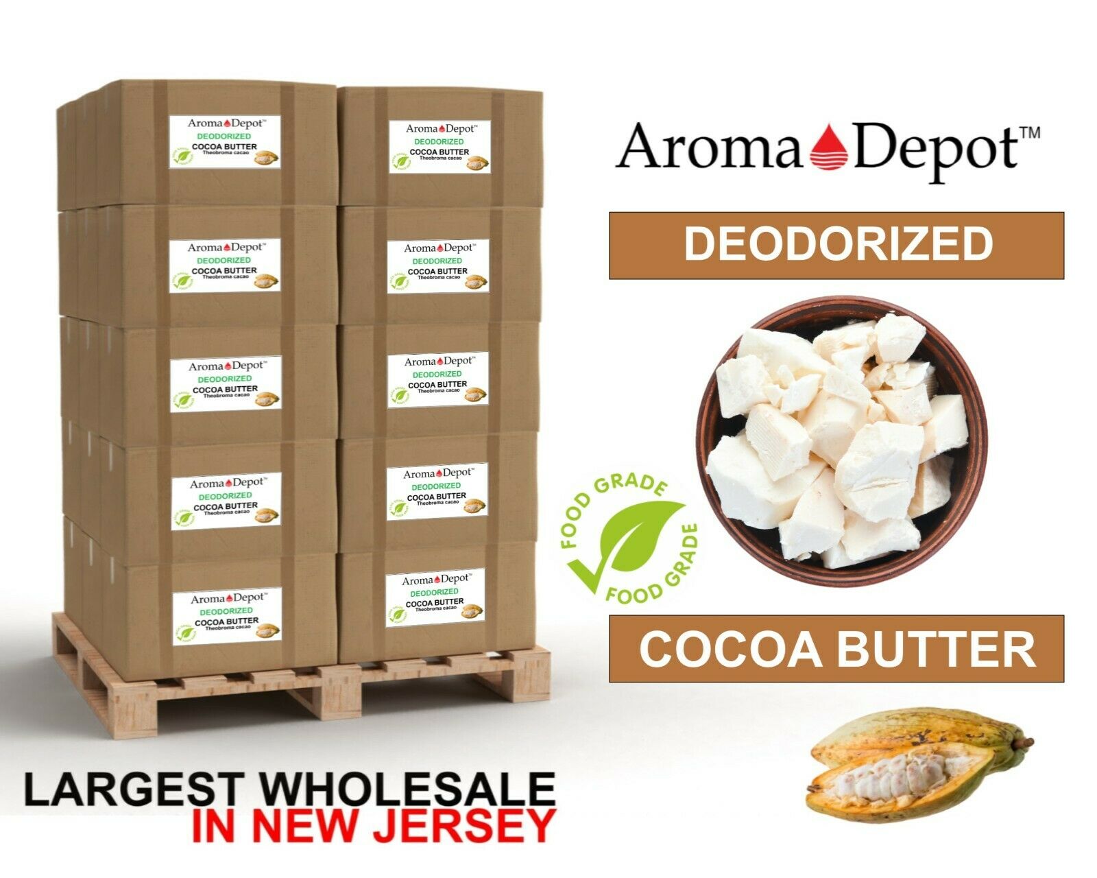 Cocoa Butter DEODORIZED 100 Body Butter Natural Prime