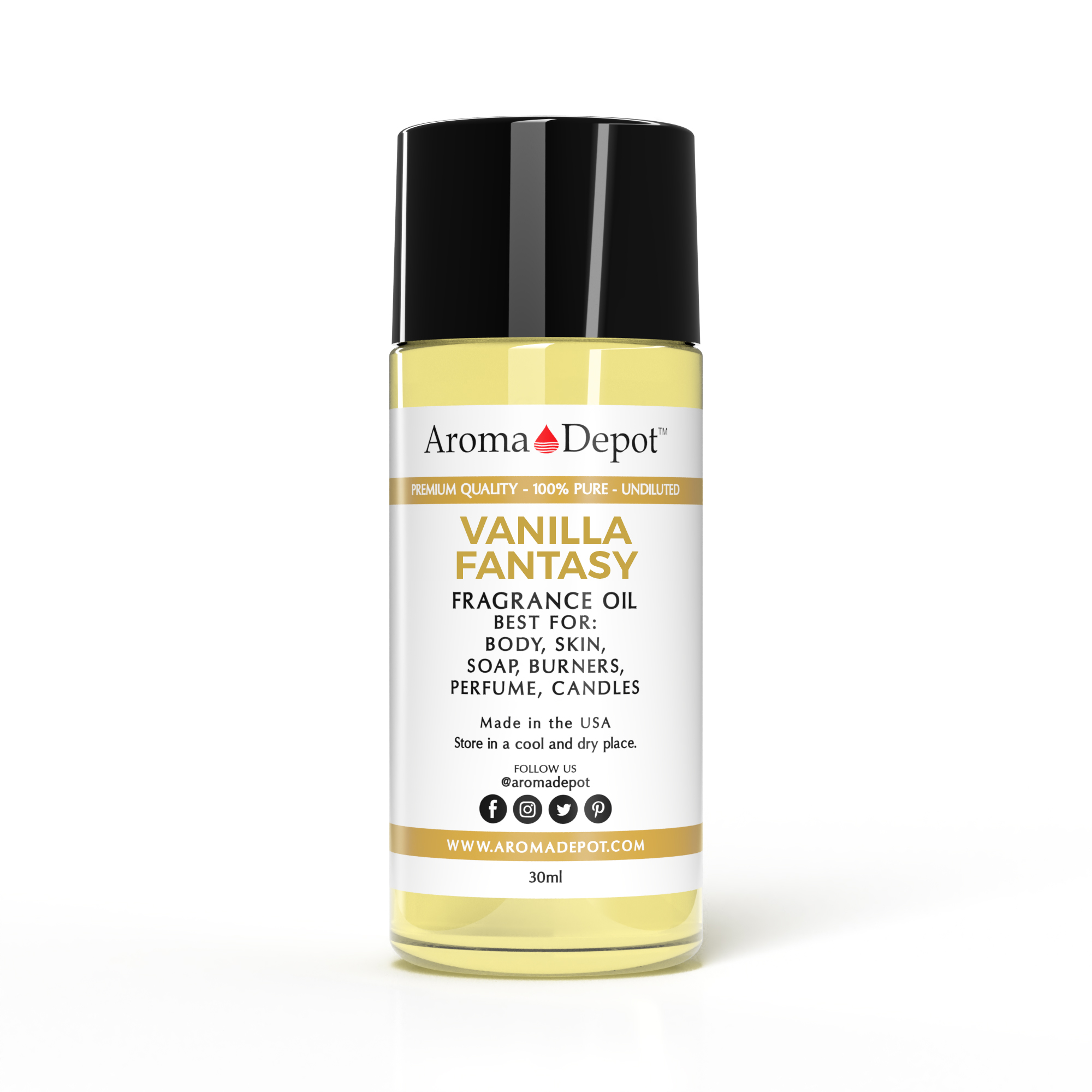 Aroma Depot 1 oz 1 Ounce Sweet Vanilla Unisex Nepal