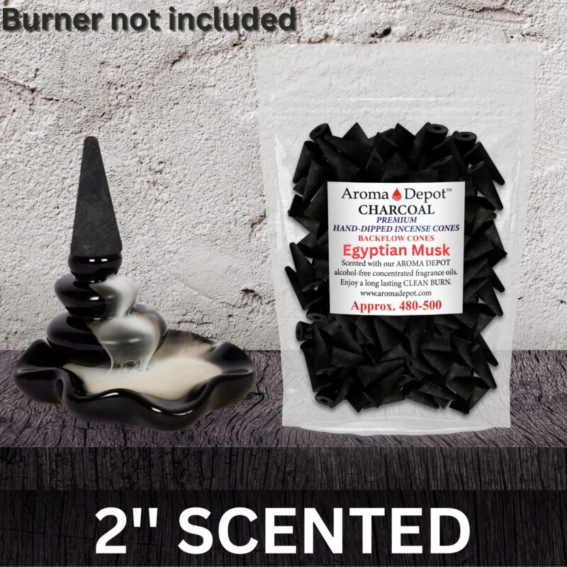 Charcoal Cones unscented COLORED 2" BACKFLOW Incense Cones Unscented Joss Powder Wholesale Bulk For Incense Waterfall Burner Holder Fragrance Oils Charcoal Cones