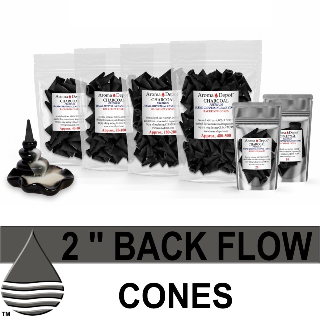 2'' Scented Charcoal Backflow Incense Cones Wholesale
