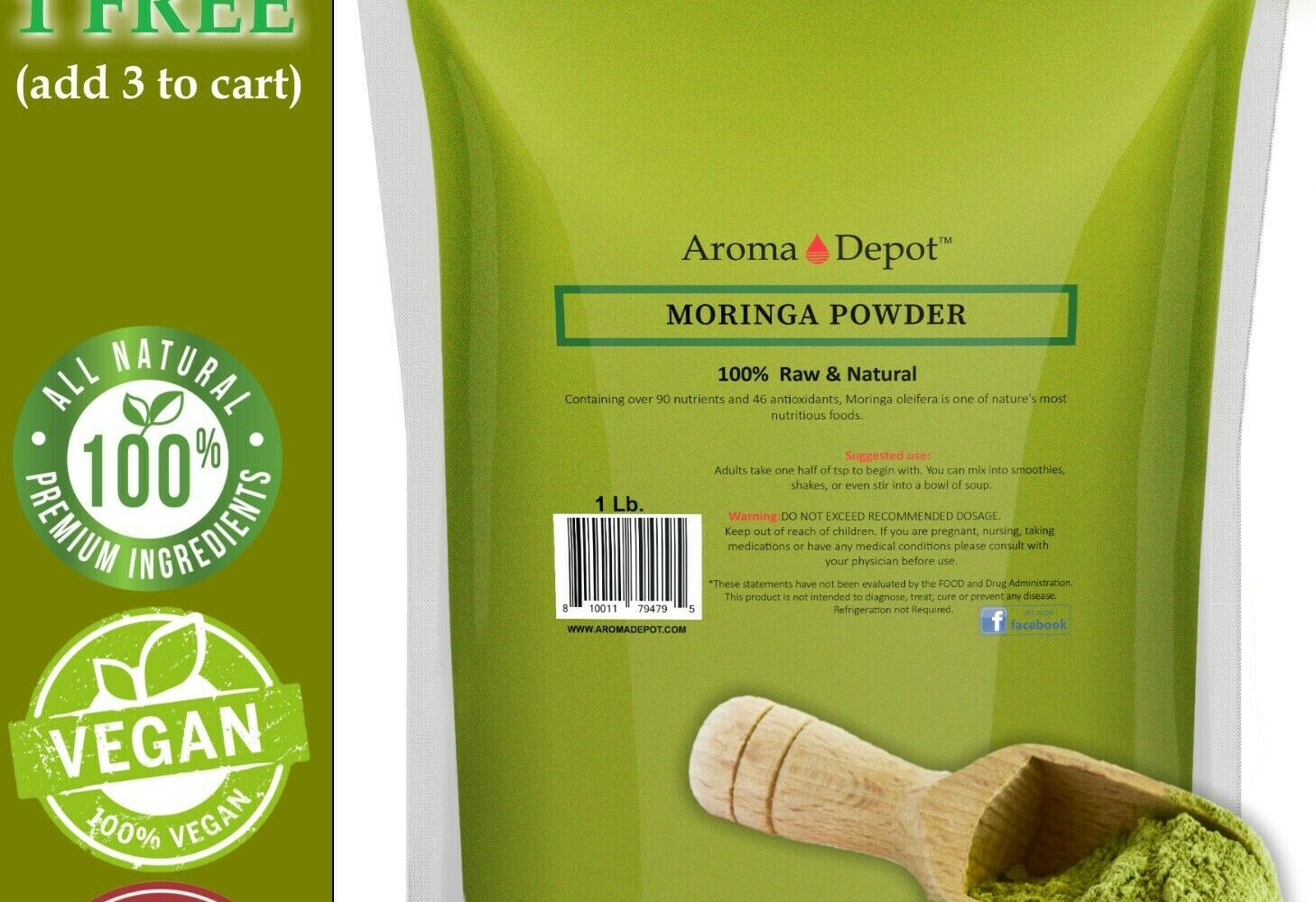 Moringa oleifera Moringa Powder, Green Superfood, Moringa Leaf Powder, Nutrient-Rich Vitality
