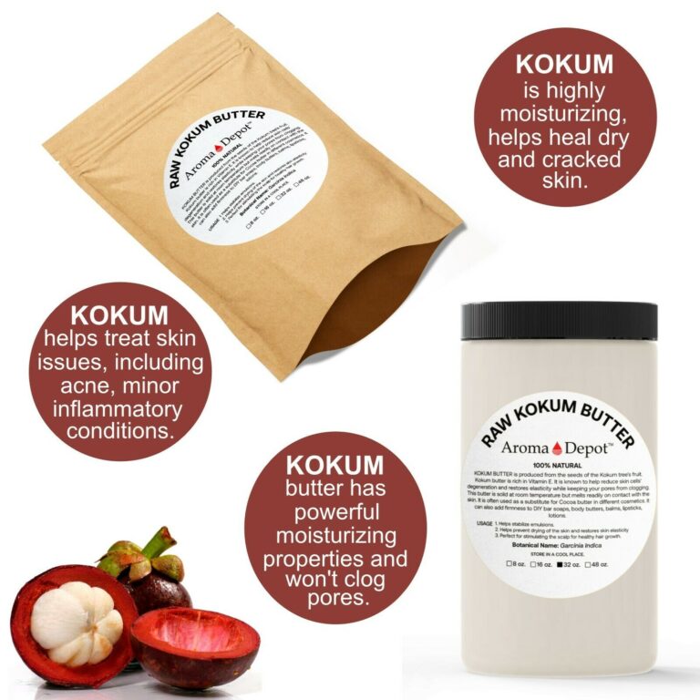 Raw Kokum Butter Bulk Natural Pure Unrefined AROMA DEPOT