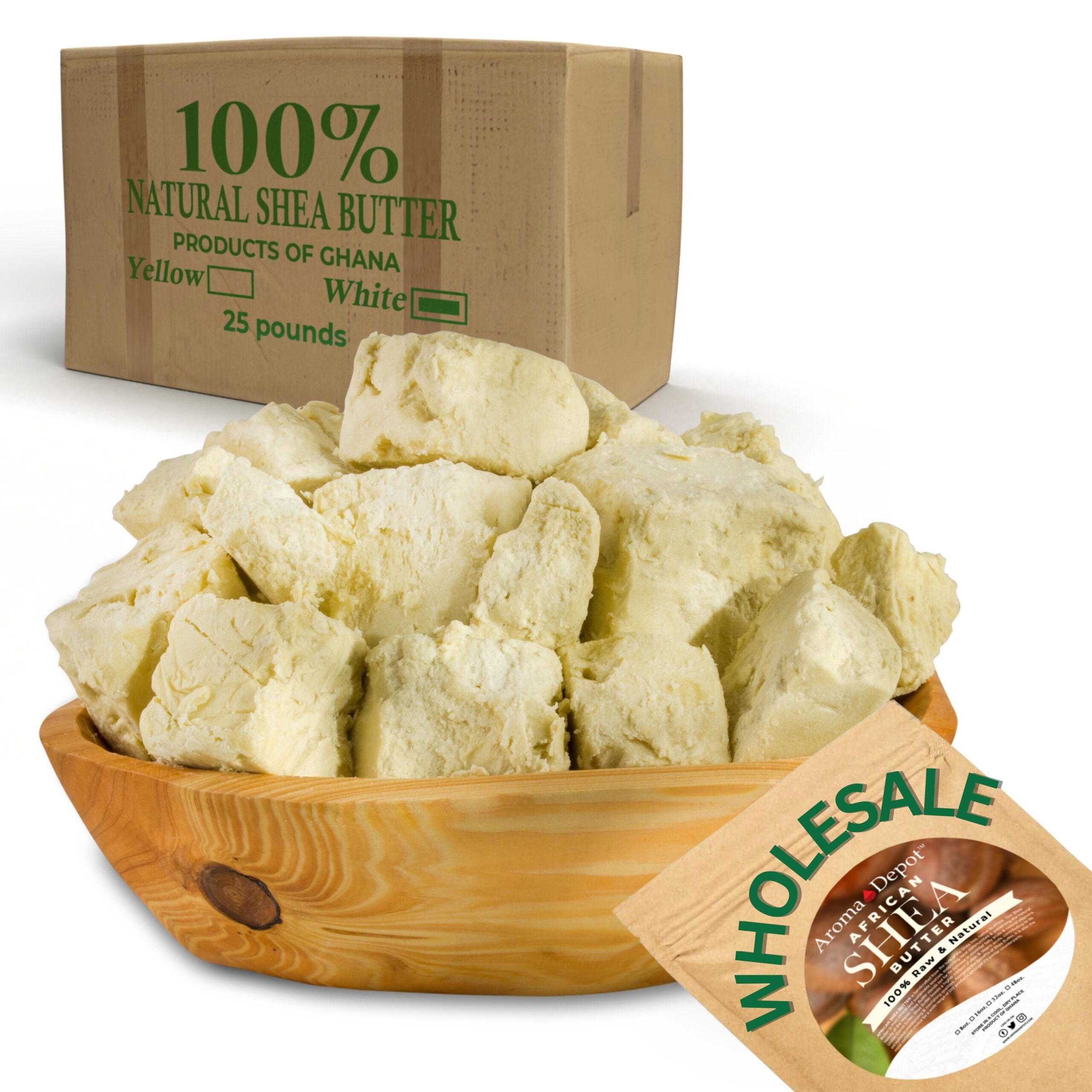 100% Raw African SHEA BUTTER Unrefined Organic Pure Premium