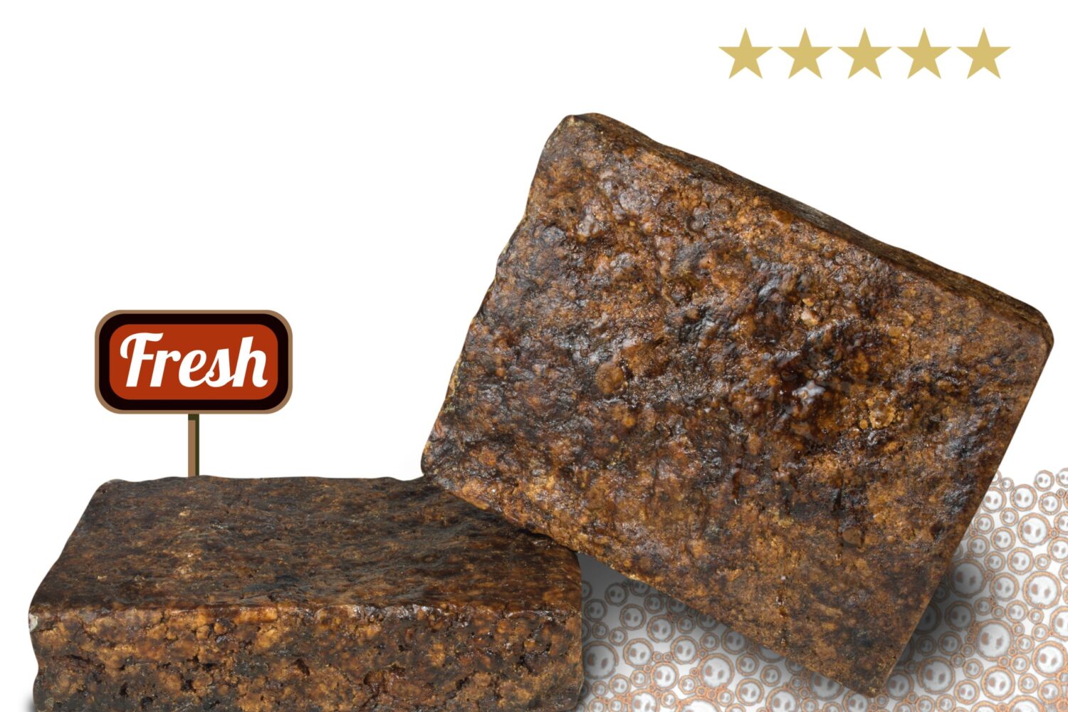 African Black Soap Bar Wholesale Pure Natural Raw Handmade - 50% OFF Sale