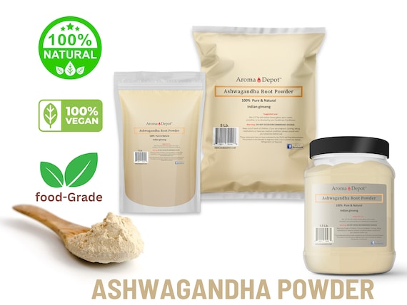Ashwagandha Root Powder Wholesale Natural Raw Superfood Ashwagandha Root Powder 1.5 lb. Pure Natural Raw Non-Gmo Indian ginseng