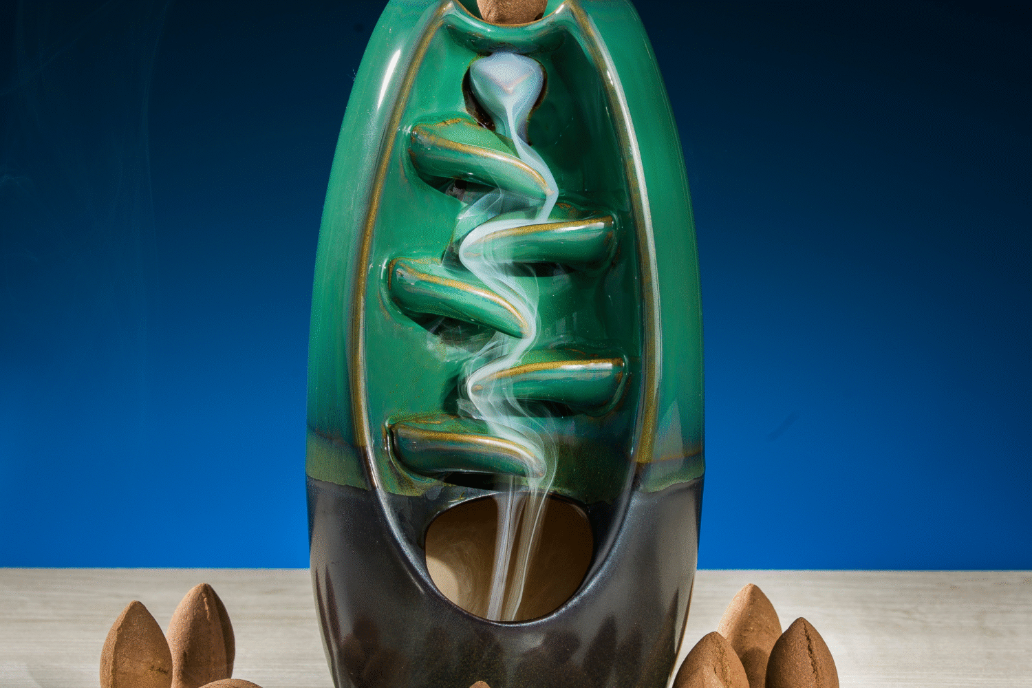 Charcoal Cones unscented COLORED 1.25" BACKFLOW Incense Cones Unscented Joss Powder Wholesale Bulk For Incense Waterfall Burner