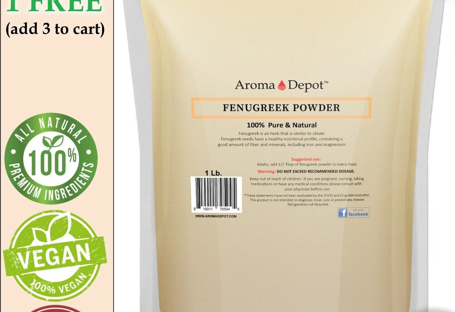 1 lb. Fenugreek Powder Fenugreek Seed Powder Aromatic Spice Herbal Seasoning Culinary Delight Nutritional Powerhouse Digestive Aid Antioxidant-Rich Natural Flavoring Immune Support Traditional Remedy Nature's Digestive Elixir
