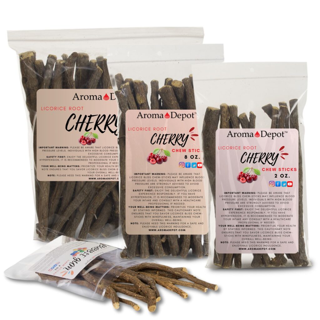 Cherry Licorice Root Chew Sticks Bulk 100% Pure Fresh Turkish Glycyrrhiza  Glabra, image size:1024x1024