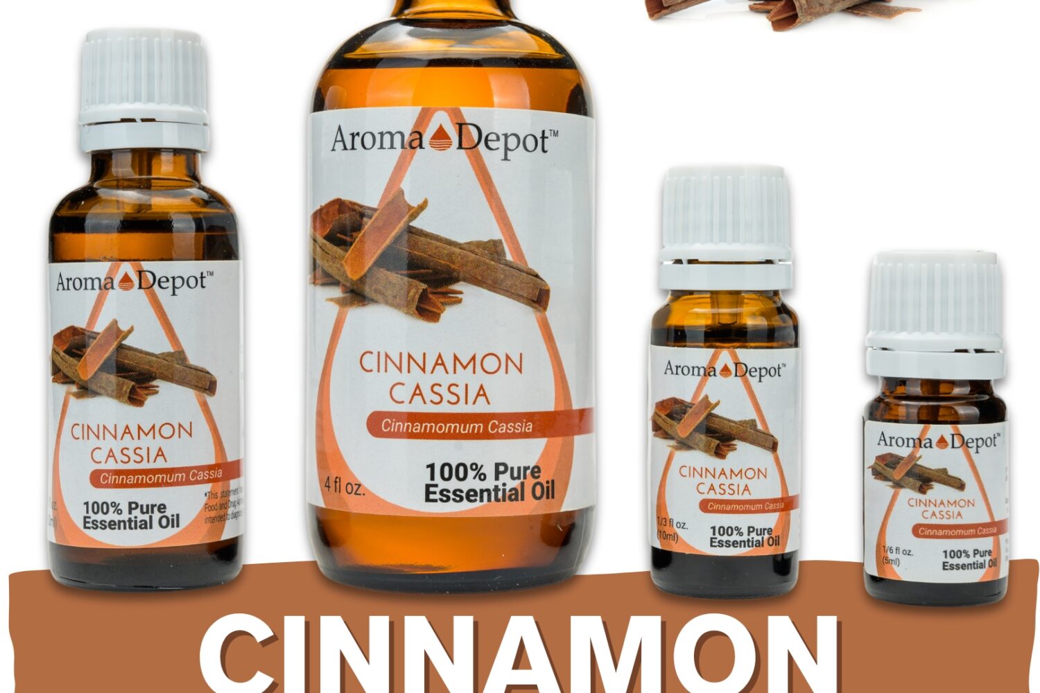 Cinnamon Cassia Essential Oil 100% Pure Natural Therapeutic Grade Pure Natural Therapeutic Grade Cinnamon Cassia Essential Oil with Citrus Racemosa: Ideal for Aromatherapy, Skin Care, Candle Making, and Diffusing Botanical Name: Cinnamomum cassia Aroma: Cinnamon Cassia Essential Oil exudes a warm, spicy scent with sweet undertones, reminiscent of holiday baking and cozy gatherings. Blends With: Cinnamon Cassia Essential Oil harmonizes beautifully with a variety of other essential oils, including cedarwood, lavender, orange, vanilla, bergamot, sandalwood, and myrrh. Derived from the bark of the Cinnamomum cassia tree, Cinnamon Cassia Essential Oil is obtained through steam distillation. Its rich aroma and versatile properties make it a popular choice in aromatherapy, personal care products, and household cleaners. Common Uses: Aromatherapy: Diffuse Cinnamon Cassia Essential Oil to create a warm and inviting atmosphere, perfect for chilly evenings or festive occasions. Cleaning: Harnessing its natural antimicrobial properties, add a few drops of Cinnamon Cassia Essential Oil to homemade cleaning solutions to purify and freshen your living spaces. Skincare: Dilute Cinnamon Cassia Essential Oil with a carrier oil for a warming massage experience, promoting relaxation and comfort during colder seasons. However, it's crucial to note that Cinnamon Cassia Essential Oil must be diluted properly before use to prevent skin irritation. Always conduct a patch test beforehand, especially if you have sensitive skin. Additionally, consult with a healthcare professional before using essential oils, particularly if pregnant, nursing, or dealing with any medical concerns." Let me know if this aligns with your expectations! Our oils are crafted to the highest standards of purity and quality, ensuring they are 100% natural therapeutic grade and free from pesticides, carriers, or synthetic additives. However, it's crucial to understand that essential oils are potent concentrates that require careful handling. Leading organizations such as the International Federation of Aromatherapists and prominent aromatherapy associations advise against internal use of essential oils without proper guidance from a trained healthcare practitioner. While our oils are of the utmost quality, internal use should only be undertaken under the supervision of a qualified professional. It's important to note that the information provided on our site is for reference purposes only and should not replace advice from licensed healthcare professionals. Our products have not been evaluated by the FDA and are not intended to diagnose, treat, cure, or prevent any disease. We classify our essential oils as medical food grade, and we strongly advise against internal use unless directed by a healthcare provider and certified aromatherapist. Proper dosage and usage should only be determined by qualified professionals. We urge you to consult with your healthcare provider and certified aromatherapist before considering ingestion of any essential oils. Safety is paramount, so please keep essential oils out of reach of infants, children, and pets.