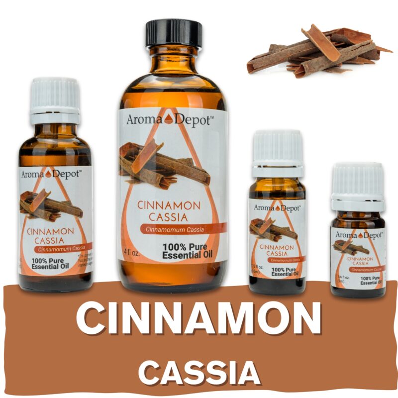 Cinnamon Cassia Essential Oil 100% Pure Natural Therapeutic Grade Pure Natural Therapeutic Grade Cinnamon Cassia Essential Oil with Citrus Racemosa: Ideal for Aromatherapy, Skin Care, Candle Making, and Diffusing Botanical Name: Cinnamomum cassia Aroma: Cinnamon Cassia Essential Oil exudes a warm, spicy scent with sweet undertones, reminiscent of holiday baking and cozy gatherings. Blends With: Cinnamon Cassia Essential Oil harmonizes beautifully with a variety of other essential oils, including cedarwood, lavender, orange, vanilla, bergamot, sandalwood, and myrrh. Derived from the bark of the Cinnamomum cassia tree, Cinnamon Cassia Essential Oil is obtained through steam distillation. Its rich aroma and versatile properties make it a popular choice in aromatherapy, personal care products, and household cleaners. Common Uses: Aromatherapy: Diffuse Cinnamon Cassia Essential Oil to create a warm and inviting atmosphere, perfect for chilly evenings or festive occasions. Cleaning: Harnessing its natural antimicrobial properties, add a few drops of Cinnamon Cassia Essential Oil to homemade cleaning solutions to purify and freshen your living spaces. Skincare: Dilute Cinnamon Cassia Essential Oil with a carrier oil for a warming massage experience, promoting relaxation and comfort during colder seasons. However, it's crucial to note that Cinnamon Cassia Essential Oil must be diluted properly before use to prevent skin irritation. Always conduct a patch test beforehand, especially if you have sensitive skin. Additionally, consult with a healthcare professional before using essential oils, particularly if pregnant, nursing, or dealing with any medical concerns." Let me know if this aligns with your expectations! Our oils are crafted to the highest standards of purity and quality, ensuring they are 100% natural therapeutic grade and free from pesticides, carriers, or synthetic additives. However, it's crucial to understand that essential oils are potent concentrates that require careful handling. Leading organizations such as the International Federation of Aromatherapists and prominent aromatherapy associations advise against internal use of essential oils without proper guidance from a trained healthcare practitioner. While our oils are of the utmost quality, internal use should only be undertaken under the supervision of a qualified professional. It's important to note that the information provided on our site is for reference purposes only and should not replace advice from licensed healthcare professionals. Our products have not been evaluated by the FDA and are not intended to diagnose, treat, cure, or prevent any disease. We classify our essential oils as medical food grade, and we strongly advise against internal use unless directed by a healthcare provider and certified aromatherapist. Proper dosage and usage should only be determined by qualified professionals. We urge you to consult with your healthcare provider and certified aromatherapist before considering ingestion of any essential oils. Safety is paramount, so please keep essential oils out of reach of infants, children, and pets.