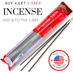 19’’ SIGNATURE COLLECTION INCENSE STICKS NOTE: SCENTED Approx. 27-30 Stick Per Bundle Handmade from a natural bamboo stick with a natural high-quality charcoal powder base encasing/surrounding the bamboo stick. Burn one as they are, and you will only smell the natural clean smell.  Handmade  Hand-Dipped  Made In the USA  Introducing Aroma Depot's Signature Collection Line of Incense Sticks, where luxury meets tranquility. Delve into a sensory journey with our meticulously crafted 19'' Exotic Incense Sticks, now available in an enticing red and burgundy pack that elegantly displays the essence within through a discreet window at the bottom. Each bundle contains approximately 27-30 sticks of handcrafted bliss, meticulously made in the USA. Hand-dipped and infused with top-quality fragrance oils, our incense sticks promise an unparalleled olfactory experience. Made from natural bamboo with a charcoal powder base, these sticks emit a pure, clean scent when burned solo, offering a serene ambiance for your space. But there's more to our incense than meets the eye (or nose). Say farewell to lingering burnt odors and harmful fumes. Embrace the immaculate aroma that our incense delivers, enveloping your surroundings in a veil of pure indulgence. Our incense sticks are not just a treat for the senses; they also serve a multitude of purposes. Whether it's meditation, relaxation, enhancing your home's ambiance, or seeking spiritual solace, our incense sticks are versatile companions for various occasions and settings. Please note, that our promotions add an extra layer of delight to your purchase. Avail our Buy 4 Get 2 Free offers and immerse yourself in a plethora of scents without breaking the bank. Remember to follow the instructions diligently to qualify for these exciting deals. We take pride in our commitment to quality and safety. Each stick undergoes a meticulous hand-dipping process for 24-48 hours, ensuring maximum saturation and longevity. However, with great ambiance comes great responsibility. Exercise caution when handling burning incense. Always place your burner on a heat-resistant surface, away from flammable objects and curious hands. Keep both unlit and burning incense out of reach of children and pets, ensuring a serene atmosphere without any mishaps. Indulge in the essence of tranquility with Aroma Depot's Signature Collection Incense Sticks. Experience luxury, serenity, and pure bliss with every fragrant wisp that fills the air.